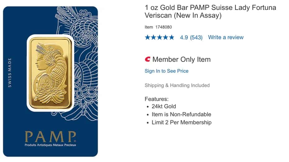 Why Are Gold Bar Sales Surging at Costco?