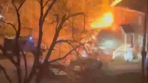 Arlington home explodes after suspect fires flare gun: Police