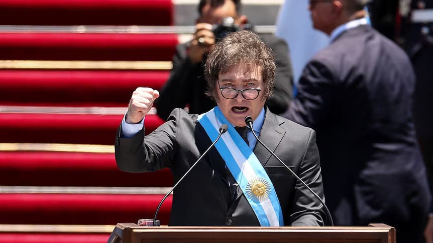 Argentina's President Javier Milei Warns of Economic Shock in Inaugural Speech