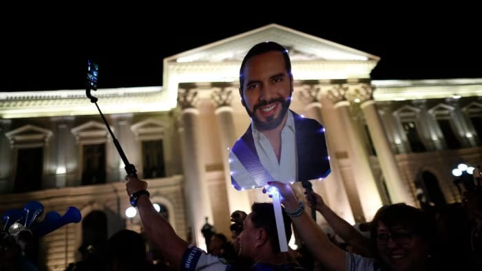 El Salvador's Bukele re-elected as president in landslide win
